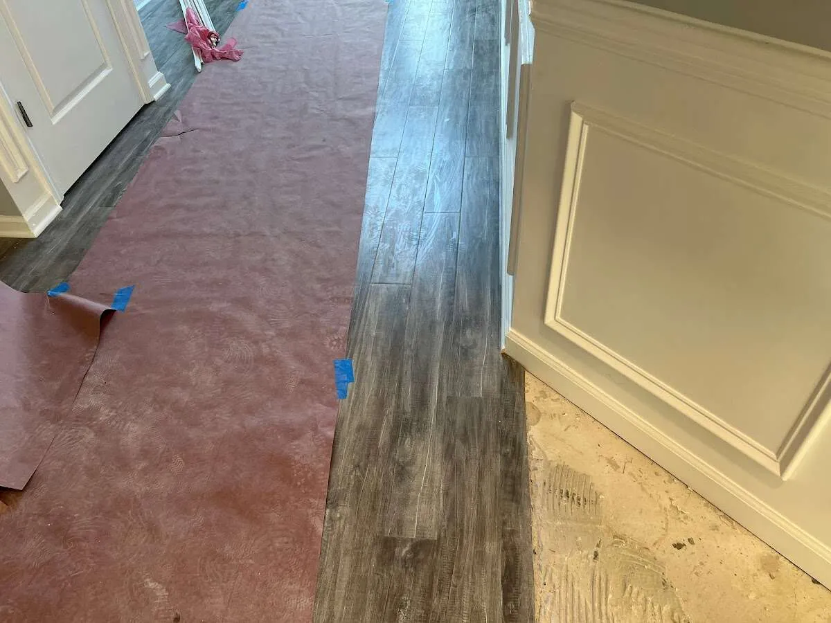 Completed marble shower restoration in Woodburn